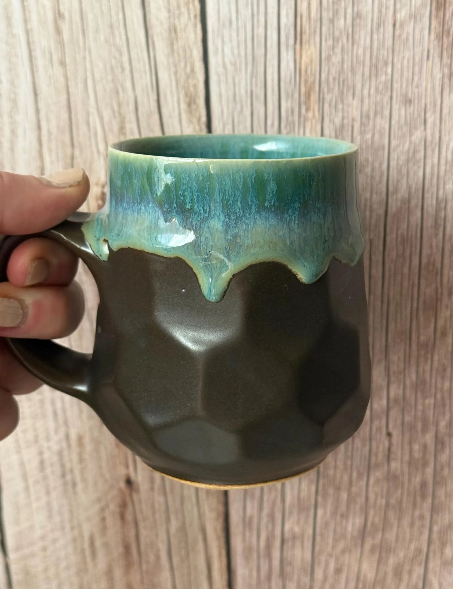 Horizon Faceted Mug