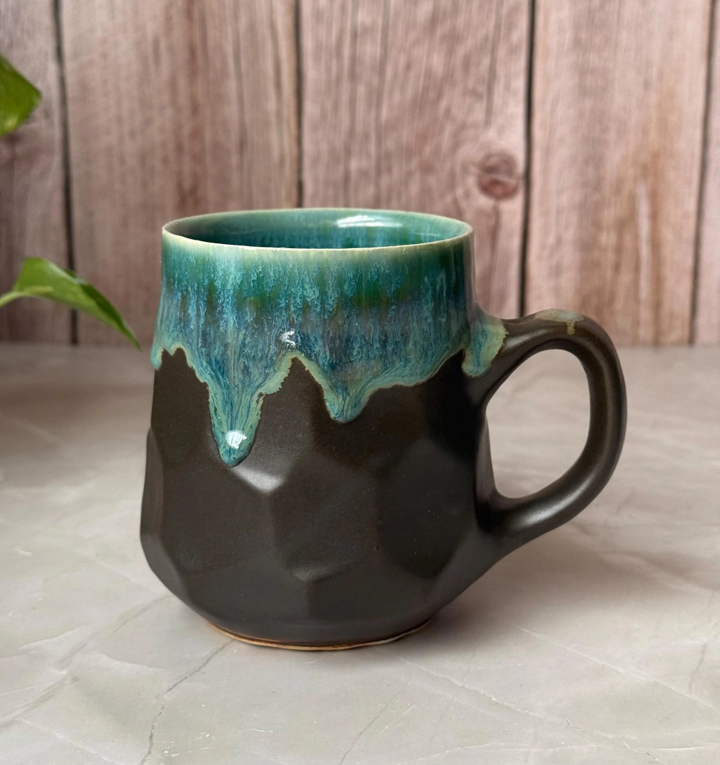 Horizon Faceted Mug